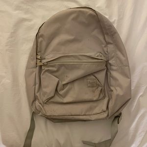 Herschel light grey backpack